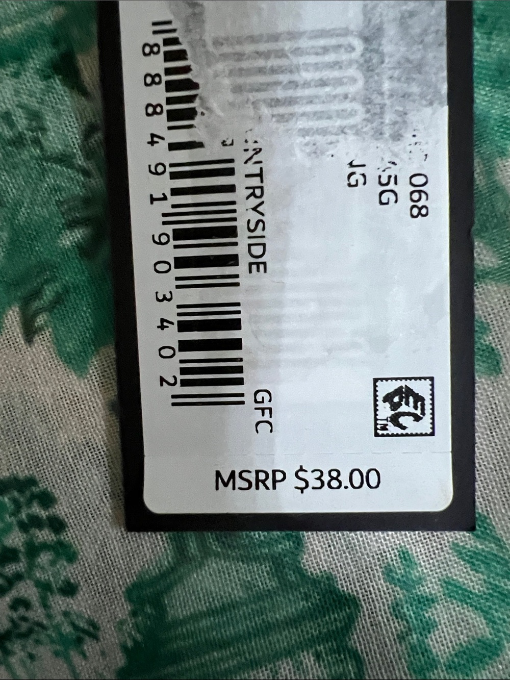 Gianni Bini White and Green Toile Sarong (Bathing Suit Bottom Cover up) - Picture 6 of 7